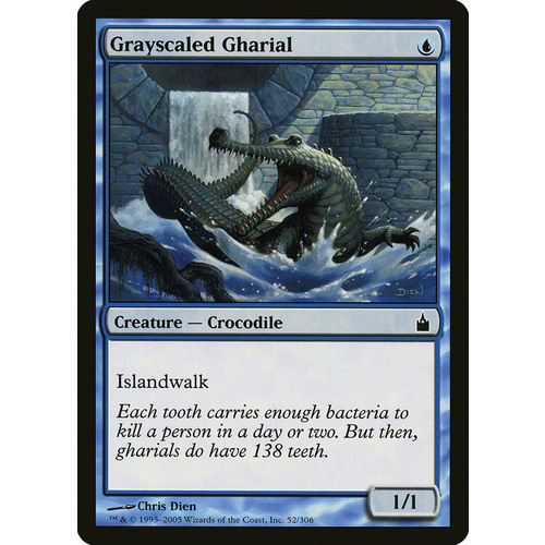 Grayscaled Gharial - RAV