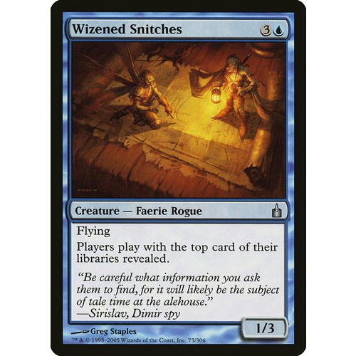 Wizened Snitches - RAV