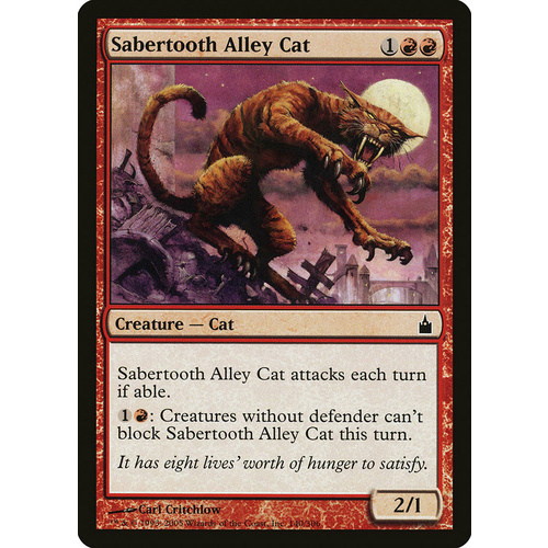 Sabertooth Alley Cat - RAV