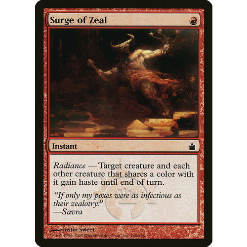Surge of Zeal - RAV
