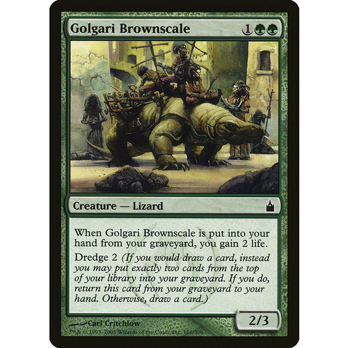 Golgari Brownscale - RAV