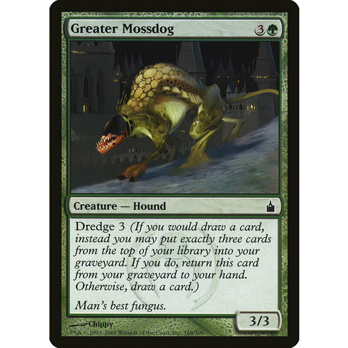 Greater Mossdog - RAV