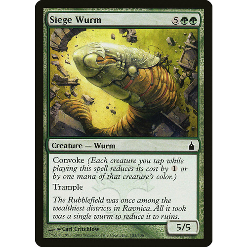 Siege Wurm - RAV