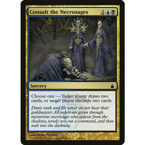 Consult the Necrosages - RAV