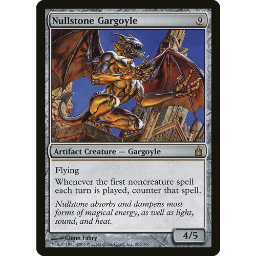 Nullstone Gargoyle FOIL - RAV