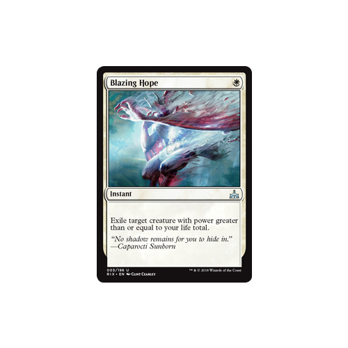 Blazing Hope - RIX