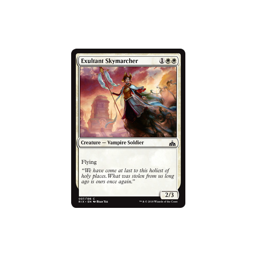 Exultant Skymarcher FOIL - RIX