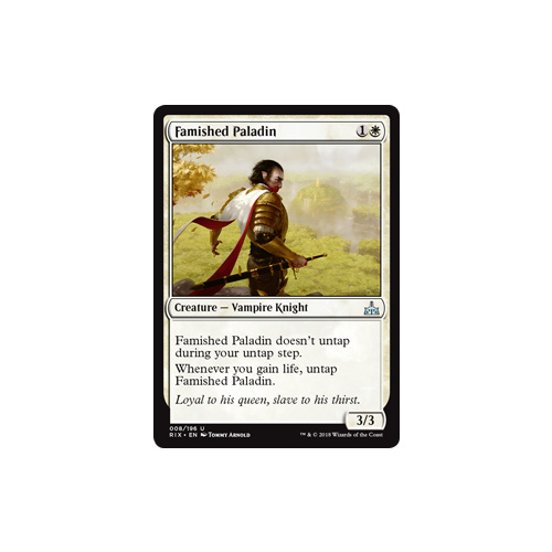 Famished Paladin - RIX