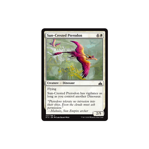 Sun-Crested Pterodon - RIX