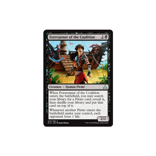 Forerunner of the Coalition FOIL - RIX