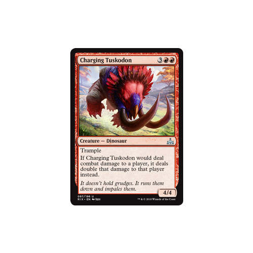 Charging Tuskodon FOIL - RIX