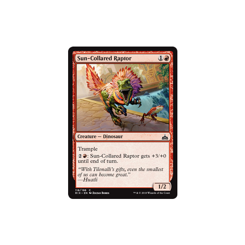 Sun-Collared Raptor FOIL - RIX