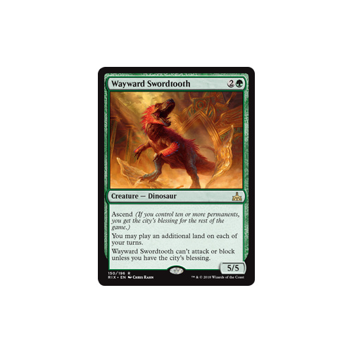 Wayward Swordtooth - RIX