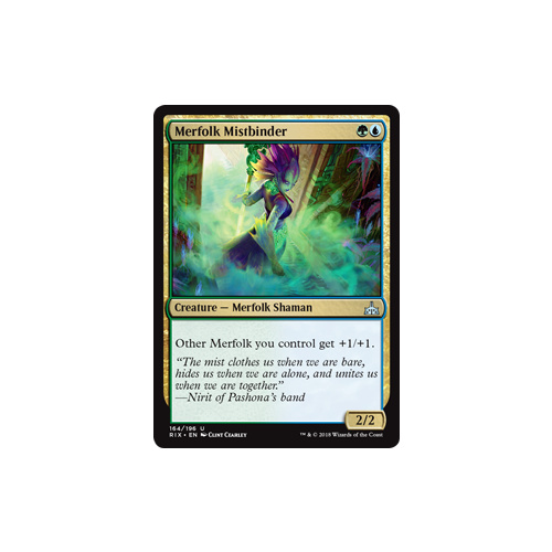 Merfolk Mistbinder FOIL - RIX