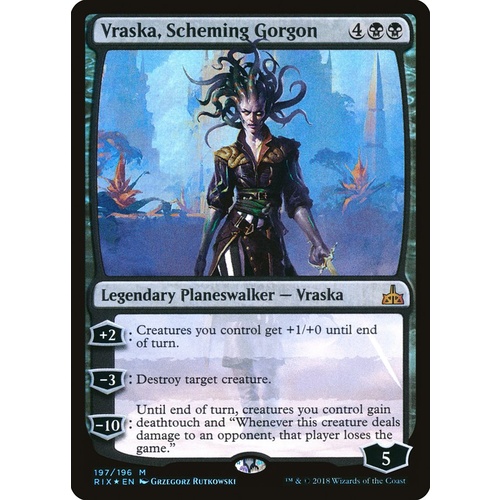 Vraska, Scheming Gorgon FOIL - RIX