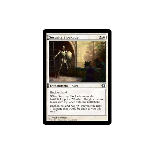 Security Blockade FOIL - RTR