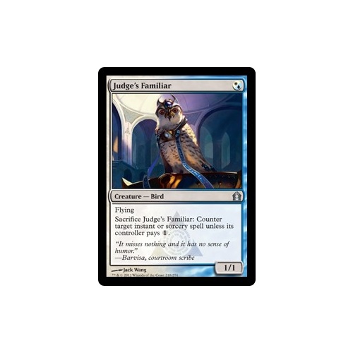 Judge's Familiar - RTR