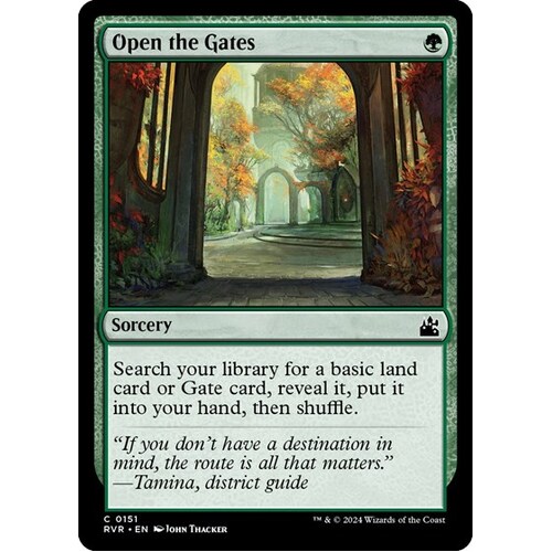 Open the Gates - RVR