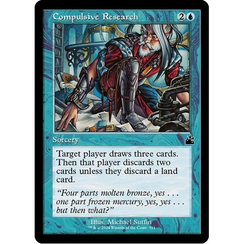 Compulsive Research (Retro Frame) - RVR