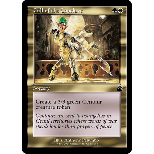 Call of the Conclave (Retro Frame) - RVR
