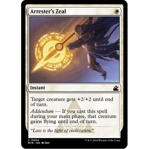 Arrester's Zeal FOIL - RVR