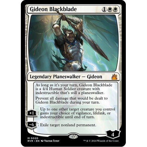 Gideon Blackblade FOIL - RVR