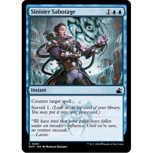 Sinister Sabotage FOIL - RVR