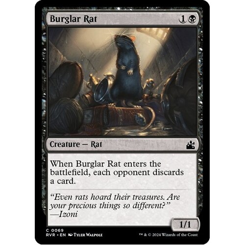 Burglar Rat FOIL - RVR