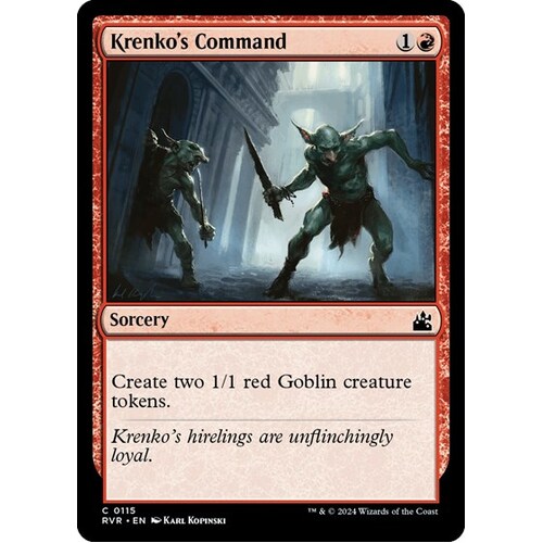 Krenko's Command FOIL - RVR