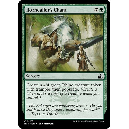Horncaller's Chant FOIL - RVR