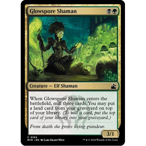 Glowspore Shaman FOIL - RVR