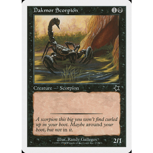 Dakmor Scorpion - S99