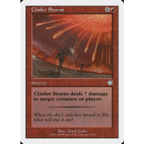 Cinder Storm - S99