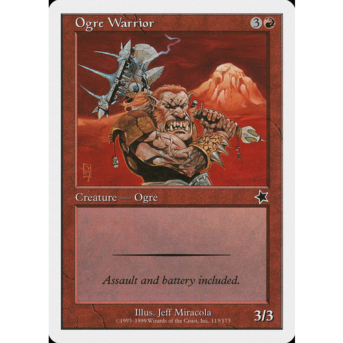 Ogre Warrior - S99