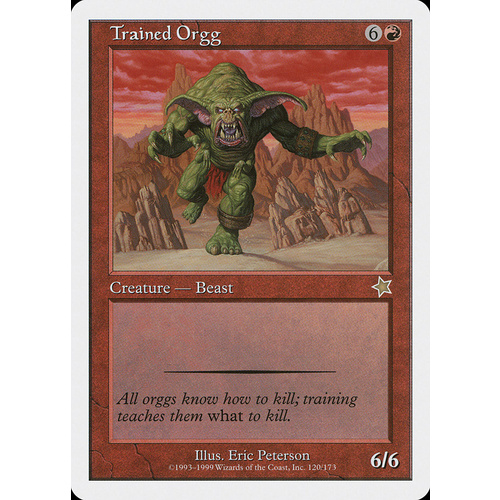 Trained Orgg - S99