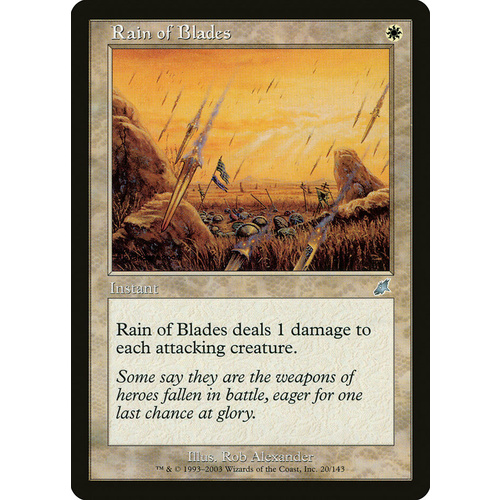 Rain of Blades - SCG