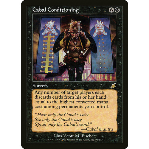 Cabal Conditioning - SCG