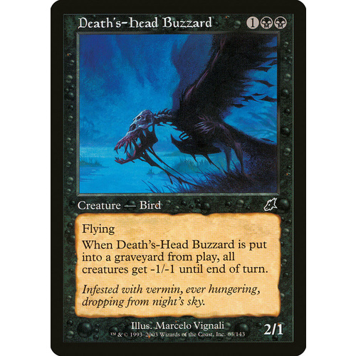 Death's-Head Buzzard - SCG