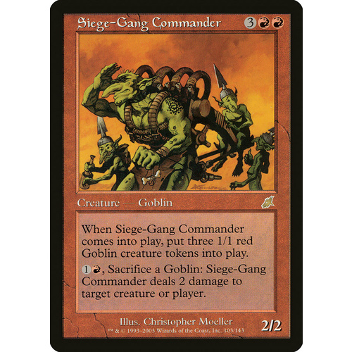 Siege-Gang Commander - SCG