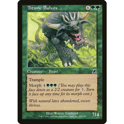 Titanic Bulvox - SCG