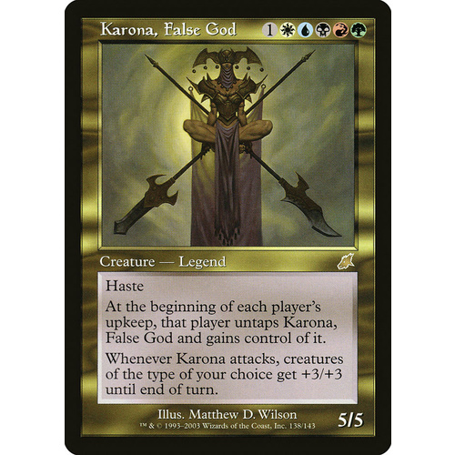 Karona, False God - SCG