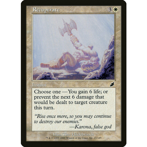 Recuperate FOIL - SCG