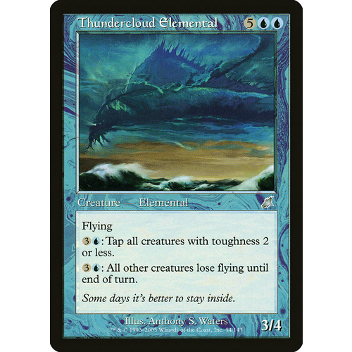 Thundercloud Elemental FOIL - SCG