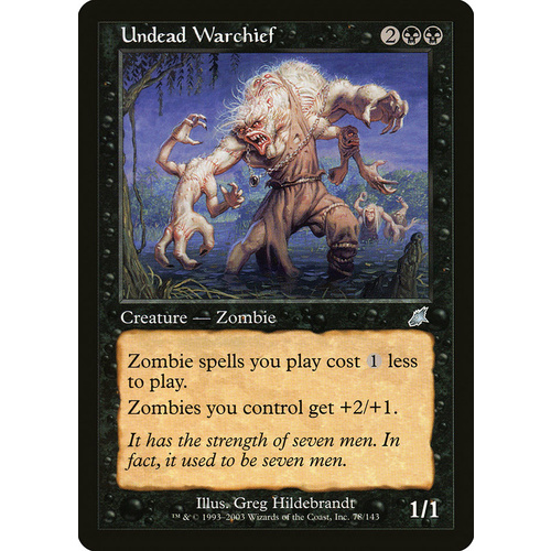 Undead Warchief FOIL - SCG