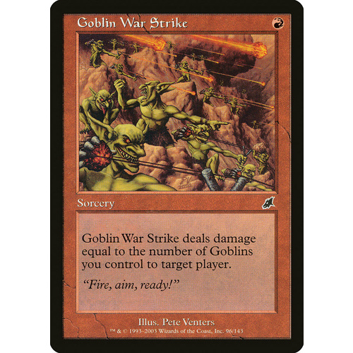 Goblin War Strike FOIL - SCG