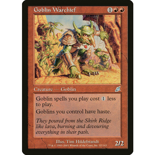 Goblin Warchief FOIL - SCG
