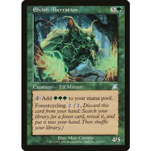 Elvish Aberration FOIL - SCG