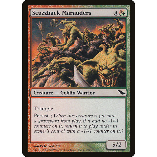 Scuzzback Marauders - SHM