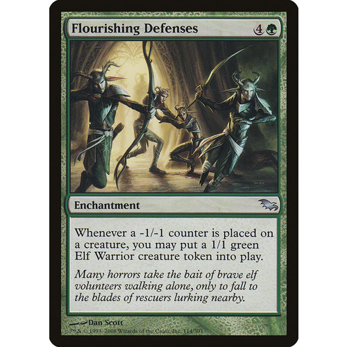 Flourishing Defenses FOIL - SHM