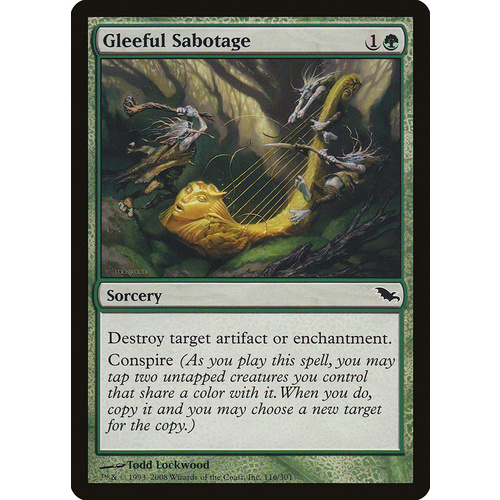 Gleeful Sabotage FOIL - SHM